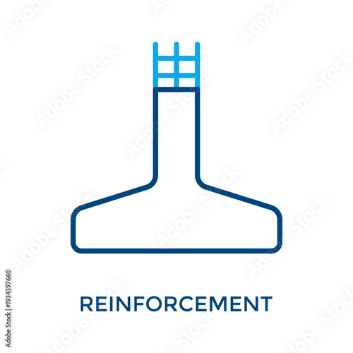 Reinforcement Icon Outline Color Style. Vector Illustration For Graphic Design