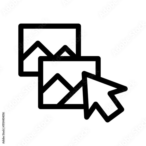 Parallax Scrolling Icon Vector Symbol Design Illustration