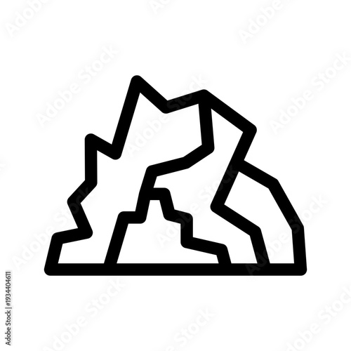 Cave Icon Vector Symbol Design Illustration