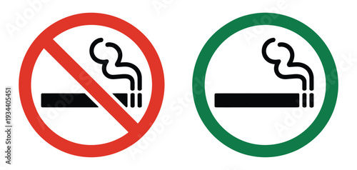 Stop do not smoke sign, smoke-free zone, including electronic cigarettes, forbidden cigarette tobacco area, no smoking vector illustration.