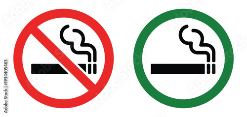 Stop do not smoke sign, smoke-free zone, including electronic cigarettes, forbidden cigarette tobacco area, no smoking vector illustration.