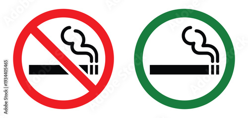 Stop do not smoke sign, smoke-free zone, including electronic cigarettes, forbidden cigarette tobacco area, no smoking vector illustration.