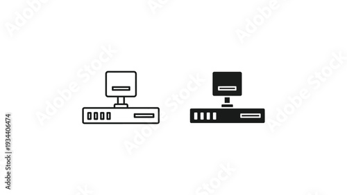 Two network devices connected to a router and a switch in a local area network setup
