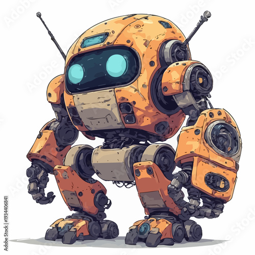 cute robotic design very cool