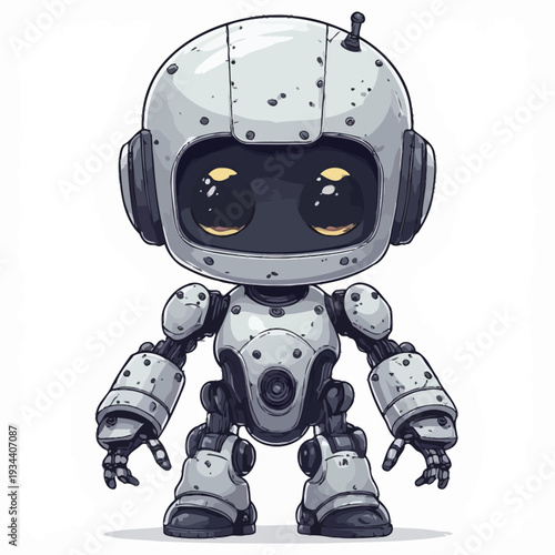 cute robotic design very cool