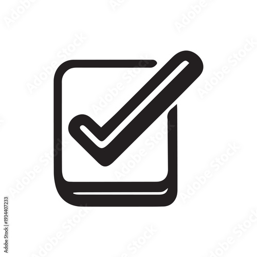vector check mark icon illustration