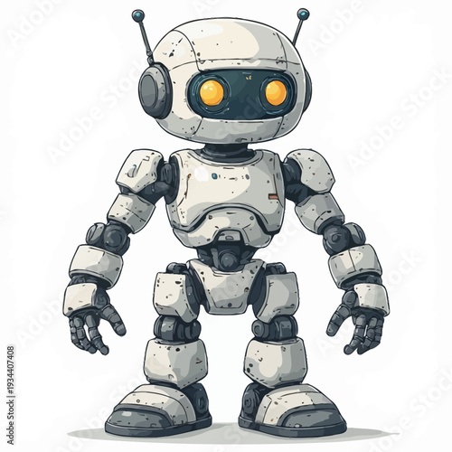cute robotic design very cool