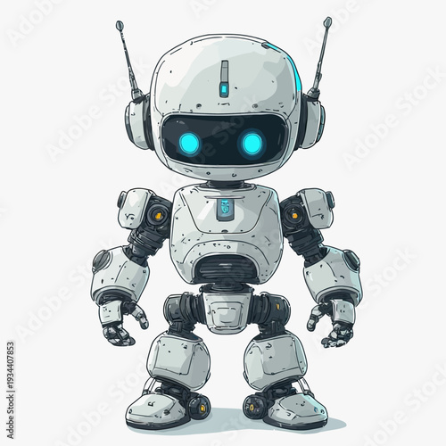 cute robotic design very cool