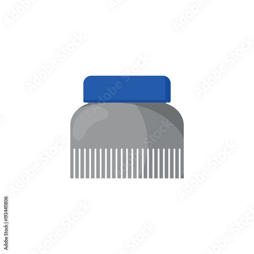 Vector illustration of a tile grout float tool.