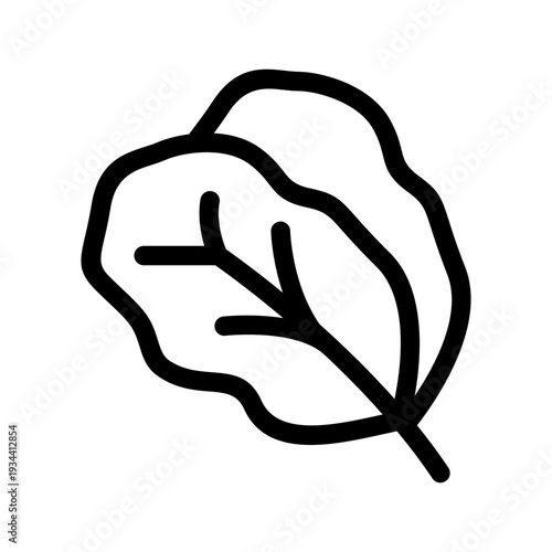 Leaf Icon Vector Symbol Design Illustration