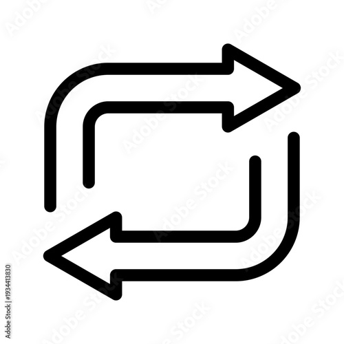 Repeat Once Icon Vector Symbol Design Illustration