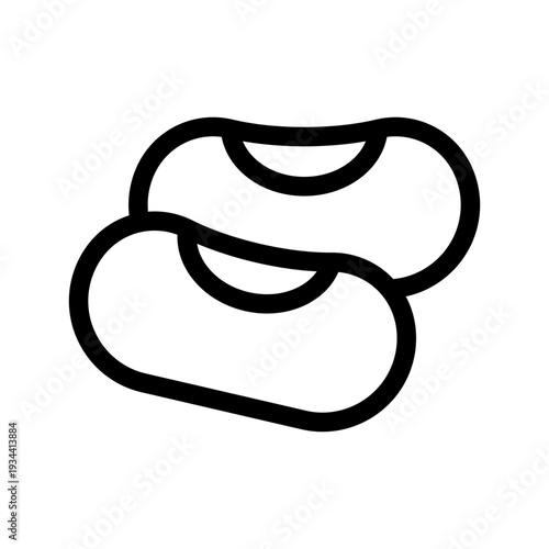 Free Beans Icon Vector Symbol Design Illustration