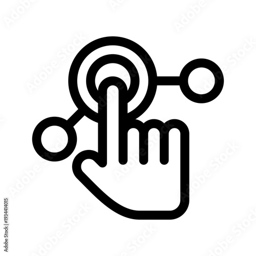 Interactive Icon Vector Symbol Design Illustration