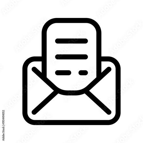Email Icon Vector Symbol Design Illustration