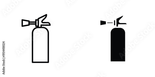 Fire extinguisher icon graphic design vector symbols. Best for Graphics