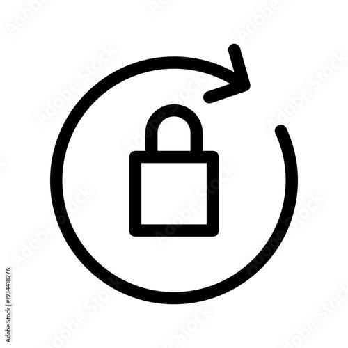 Change Password Icon Vector Symbol Design Illustration