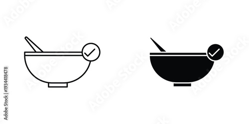 Food safety icon graphic design vector symbols. Best for Graphics