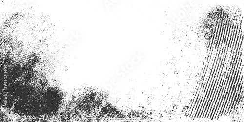 Black and white textured background with distressed grunge effect and diagonal lines