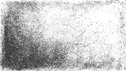 Black and white textured background with diagonal lines and scattered dots pattern