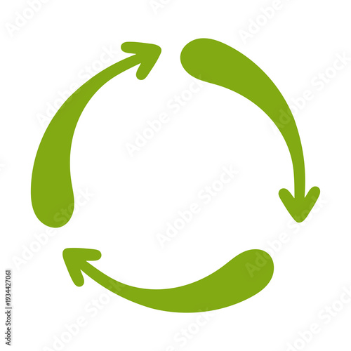 Reuse Sign. Sustainable Environment Symbol. Vector.