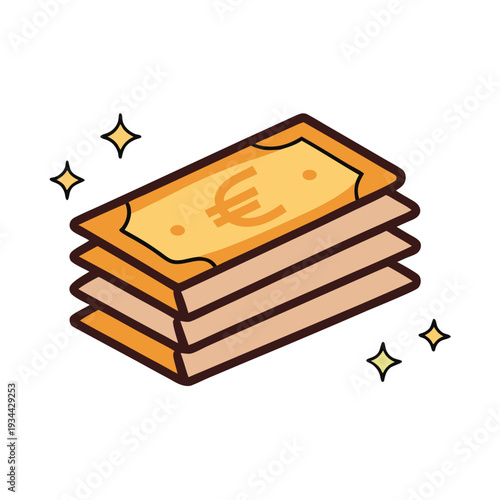 Digital payment cartoon finance theme