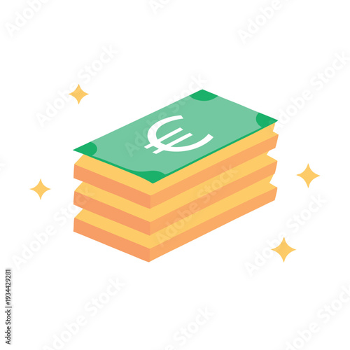 Payment card sketch with money