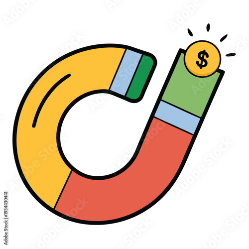 Finance unity crypto cash illustration