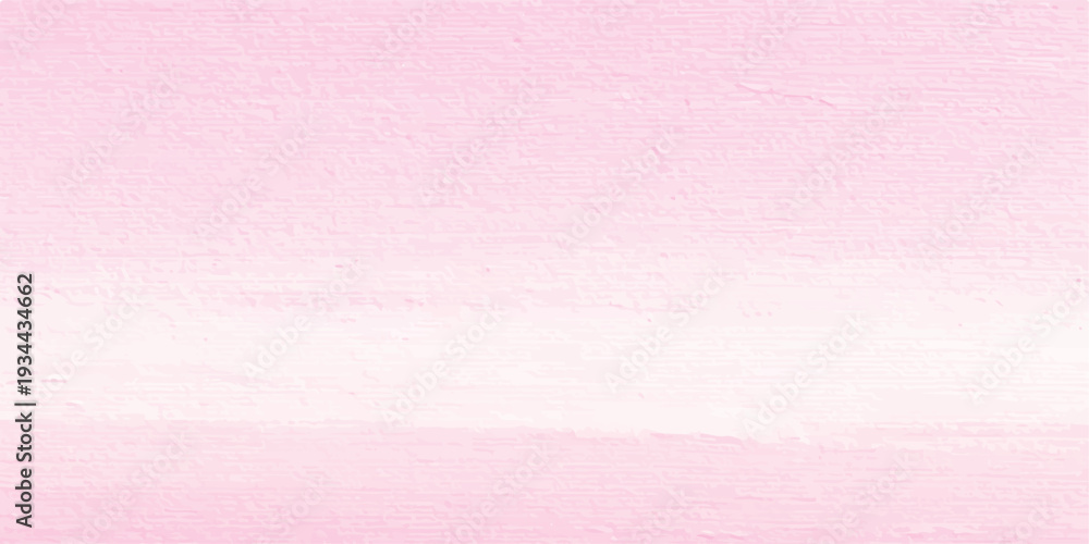 Fototapeta premium Soft pink watercolor wash background with horizontal paper texture, minimalist pastel abstract gradient for backdrop