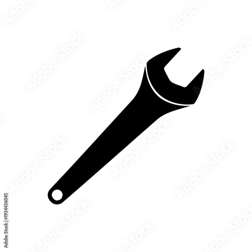 Silhouette of a Cone Wrench, Ultra Thin Open End Spanner for Bicycle Hub Adjustment
