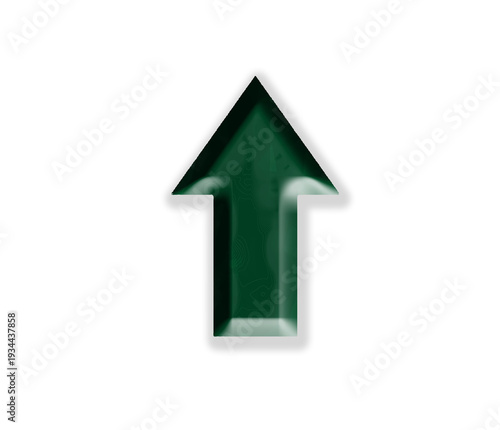 3d green arrow