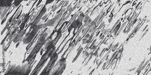 Abstract grayscale background with dynamic, streaky patterns and a grainy texture, suggesting movement or flowing elements for creative design and artistic applications