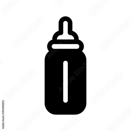 Baby Bottle Icon Vector Symbol Design Illustration