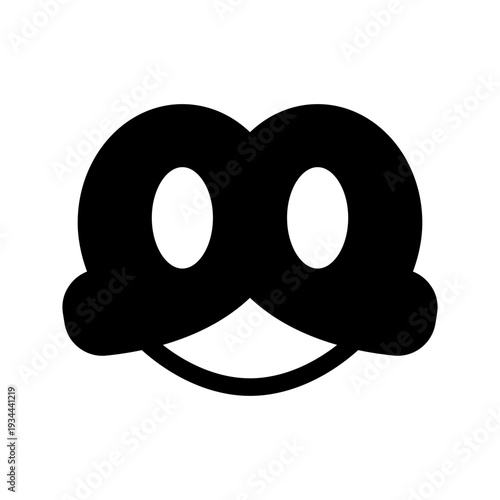 Pretzel Icon Vector Symbol Design Illustration
