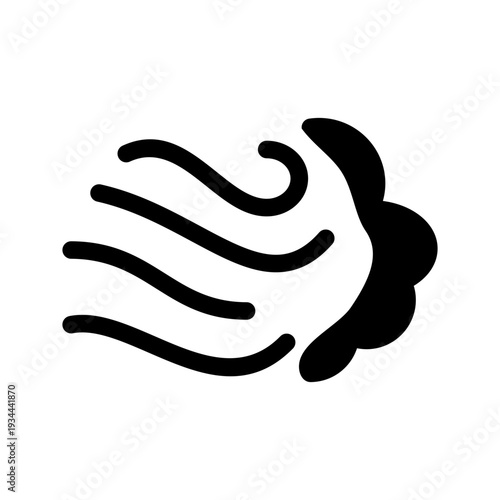 Wind Icon Vector Symbol Design Illustration