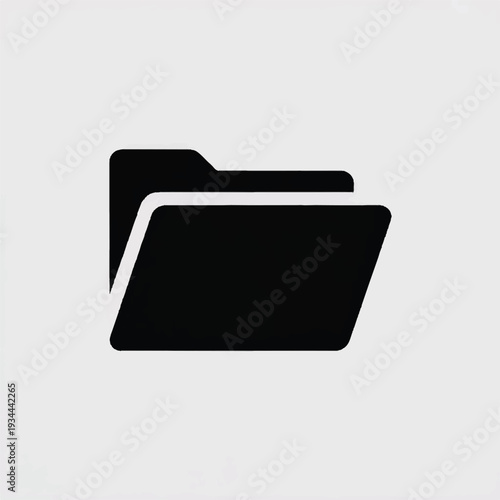 folder icon flat file directory symbol design