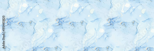 Watercolor Marble. Water Elegant Watercolor. Blue Gradient Background. Gold Marble Watercolor. Liquid Abstract Sea Template. Water Luxury Glitter. Alcohol Ink Marble. Foil Art Paint. Luxury Vector Ink