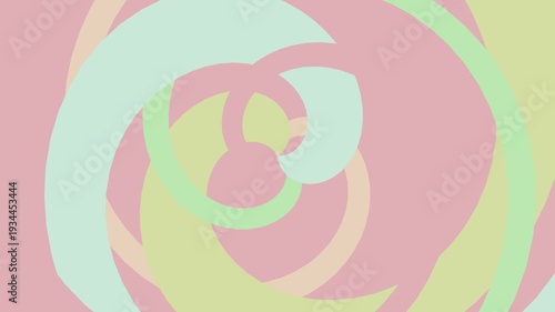 Abstract Swirling Pastel Colors Background Motion Graphic.