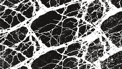 Black marble texture background with white veins natural stone pattern for interior design surface