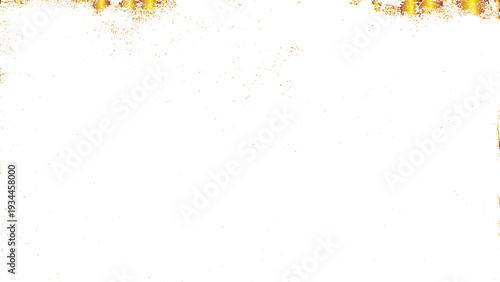 Rust dust grain on white festive backdrop. Dirty white sand particle abstract texture. 