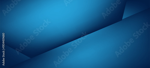 Blue abstract wall studio room background with clean minimalist design. Empty blue backdrop scene for product presentation, showcase display,