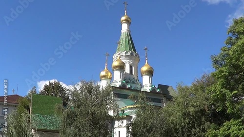 Russian church in Sofia, capital of Bulgaria.