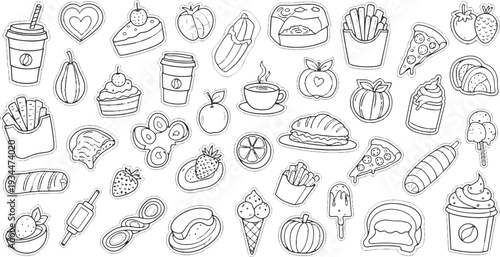 food doodles 
