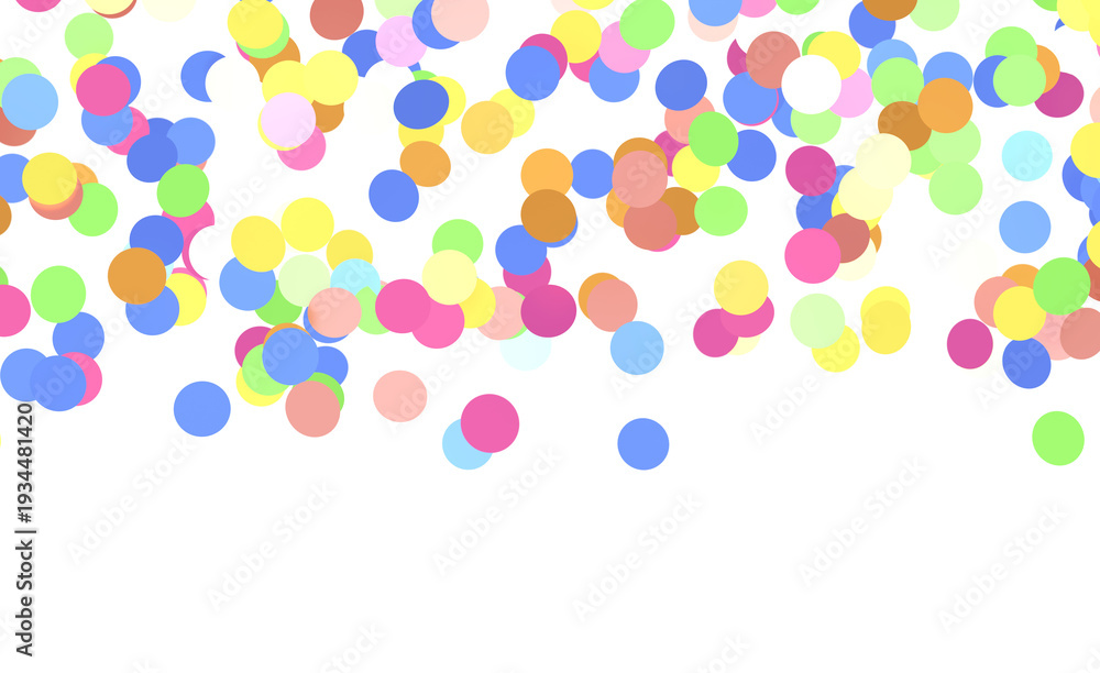 Fototapeta premium Abstract colorful confetti background, perfect for celebrations, birthday, party, or holiday concep