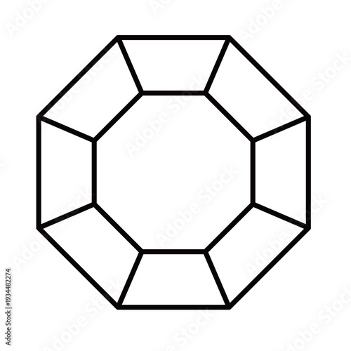 シンプルな宝石のイラスト