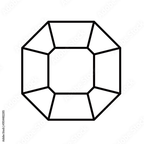 シンプルな宝石のイラスト