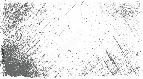 Grayscale textured background with scattered dots and diagonal scratches grunge abstract distressed