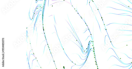 Abstract artwork featuring ...