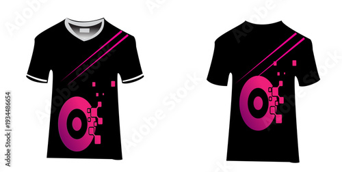 pink color background pattern for sport jersey design mockup