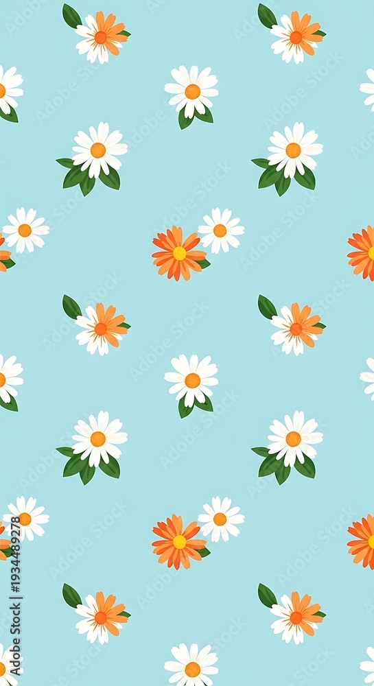 Fototapeta premium Floral Pattern Design. (2)