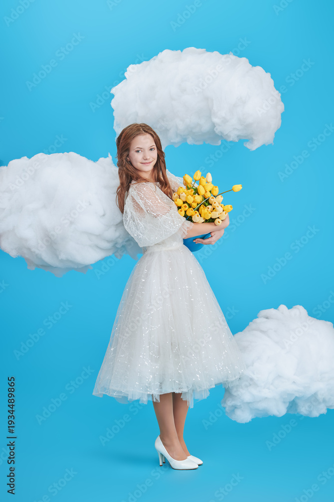 Fototapeta premium Floral Cloud Fantasy